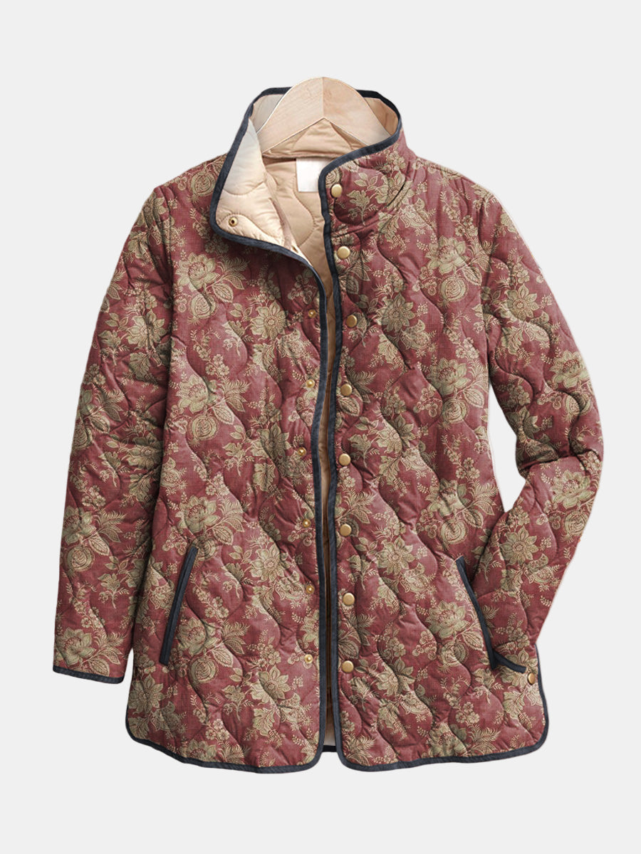 Alexis | Women's Retro Floral Print Jacket