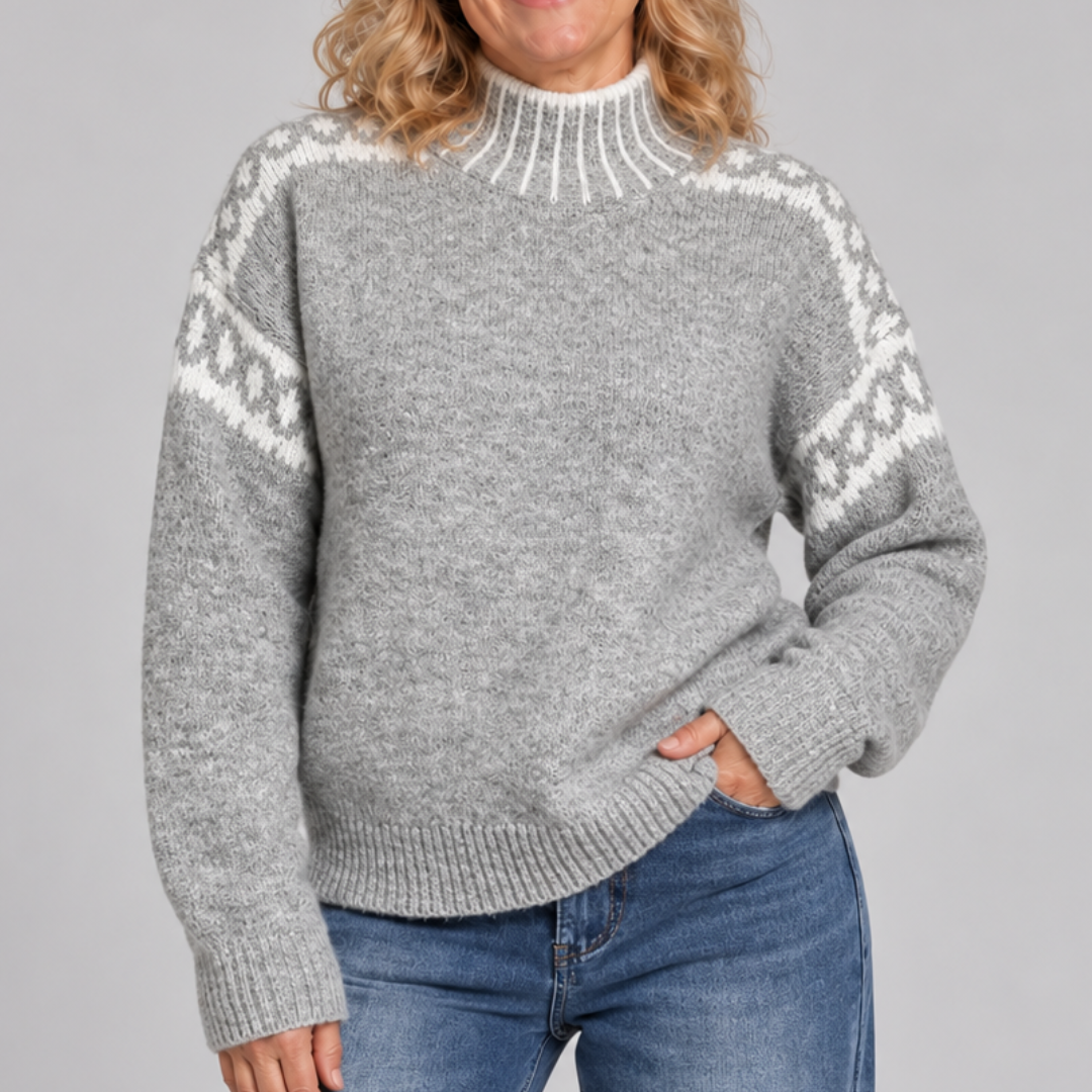Ellen | Women's Nordic Knit Sweater