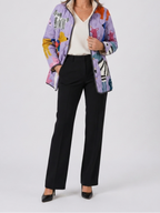 Mackenzie | Women's Quilted Dog Print Jacket
