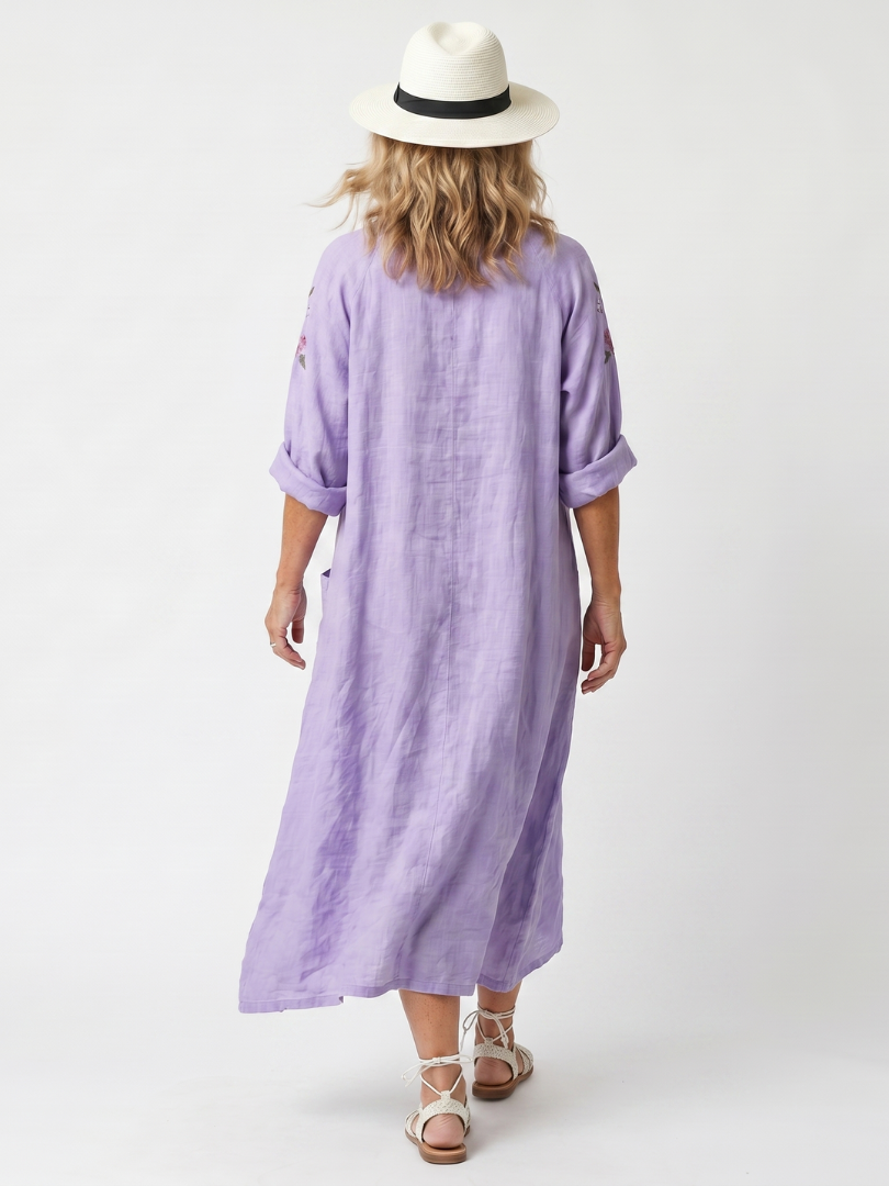 Tavi | Women's Floral Oversized Pocket Dress