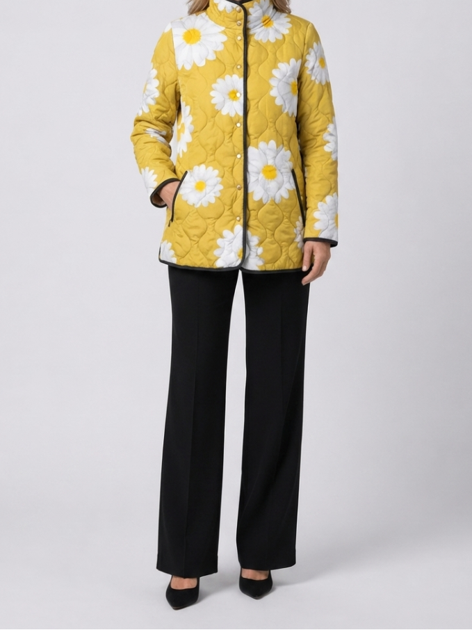 Sierra | Women's Daisy Print Casual Jacket
