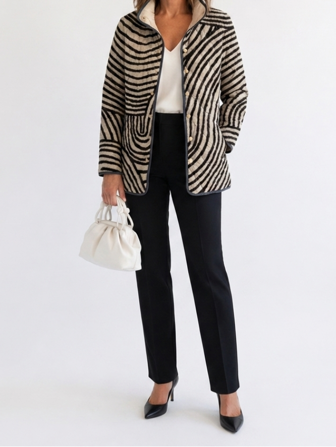 Vanessa | Women's Retro Quilted Jacket