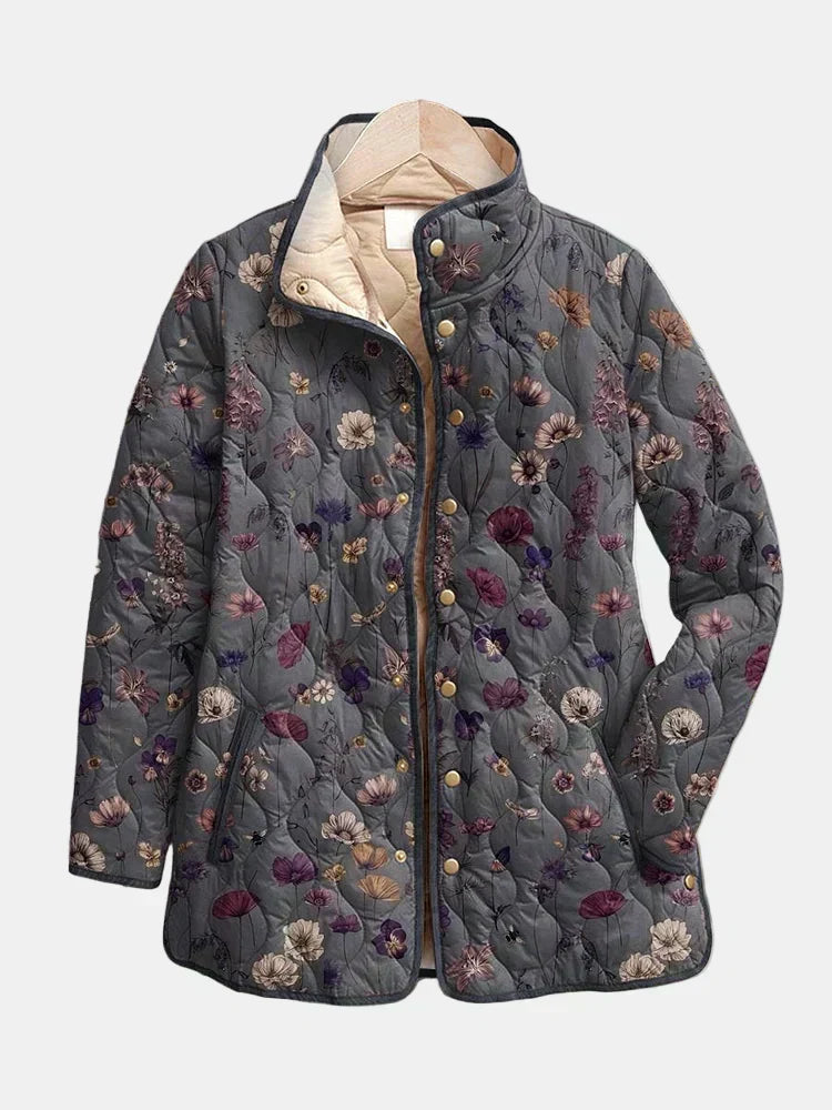 Madison | Women's Floral Print Quilted Jacket