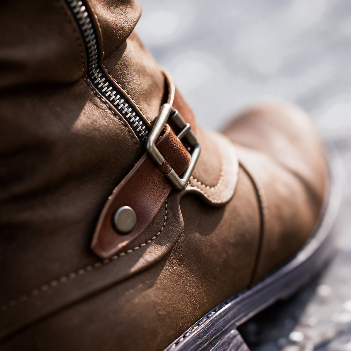 Rhonda | Women’s Knit Cuff Mid-Calf Boots