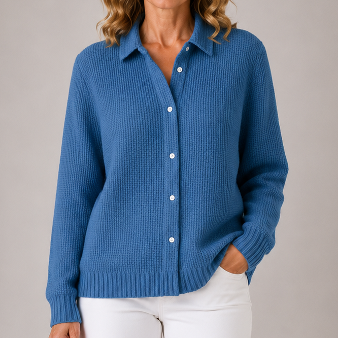 Ami | Women's Classic Waffle Knit Cardigan