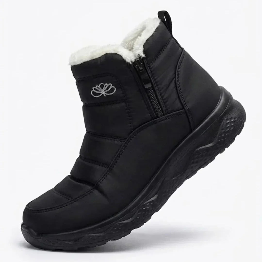 Jess | Women’s Quilted Side Zip Winter Ankle Boots